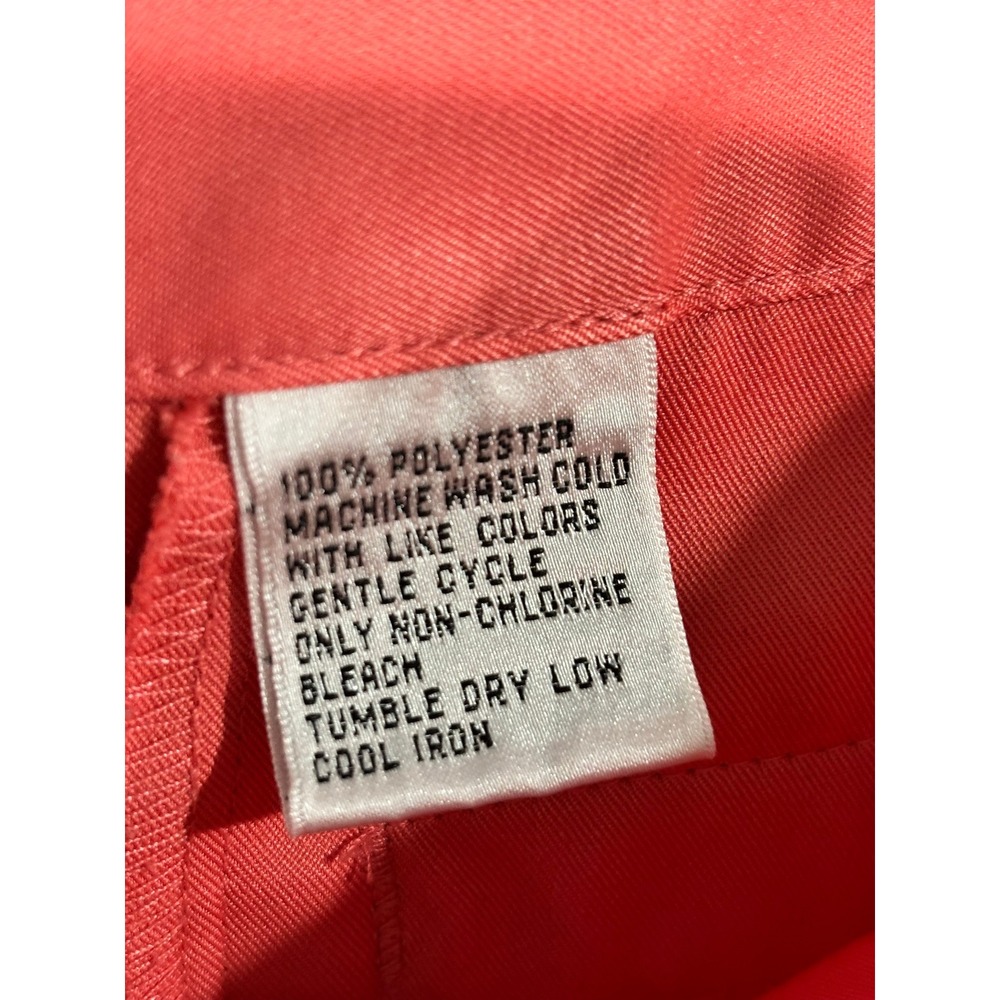 Talbots Shorts Womens Size 16 Coral Pink Twill Classic Casual Summer - Picture 4 of 6